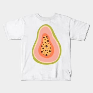 Papaya Polka Kids T-Shirt